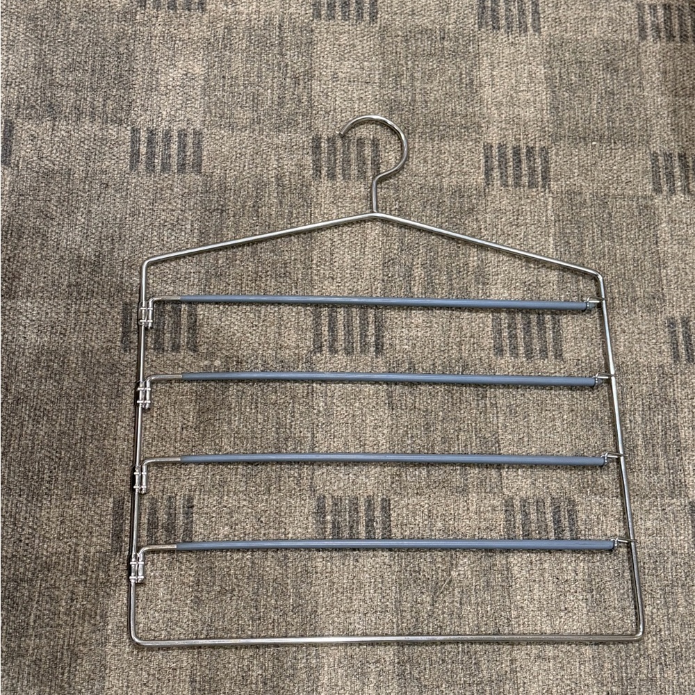 Silver Multi-Layer Pants or Neck Tie Hanger
